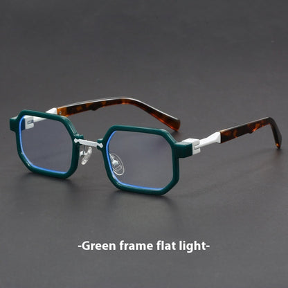 Lunettes Rétro Polygonales