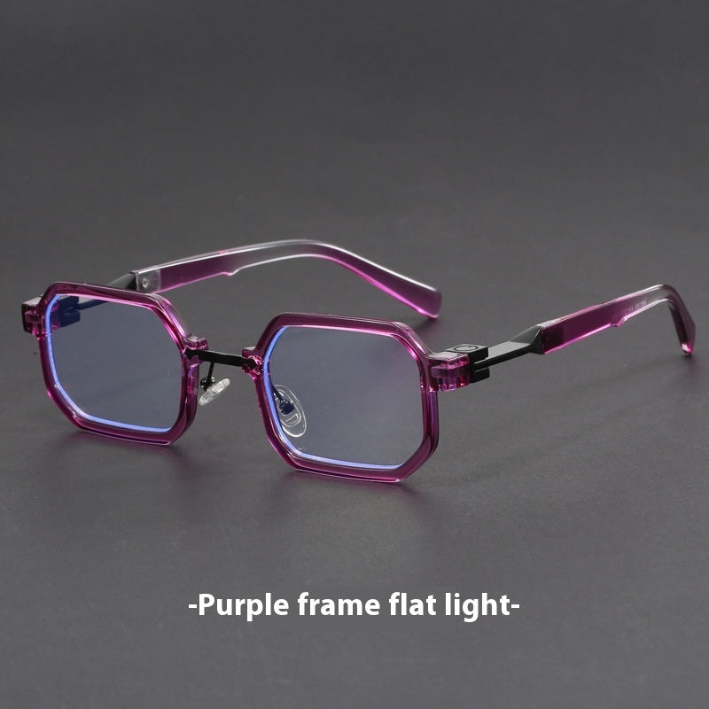 Lunettes Rétro Polygonales