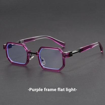 Lunettes Rétro Polygonales