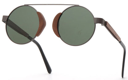 🌿 Lunettes Bois Rétro