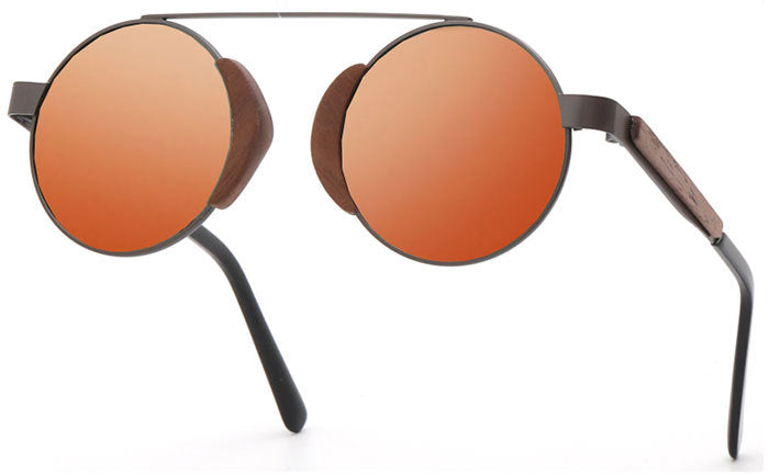 🌿 Lunettes Bois Rétro