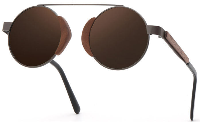 🌿 Lunettes Bois Rétro