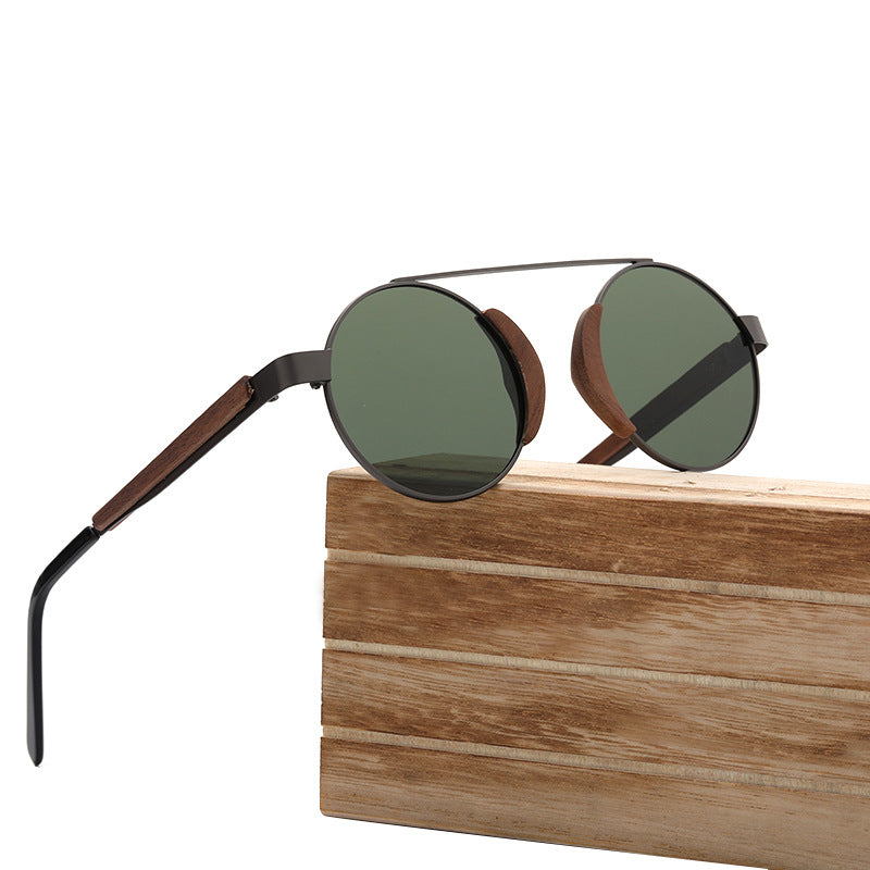 🌿 Lunettes Bois Rétro