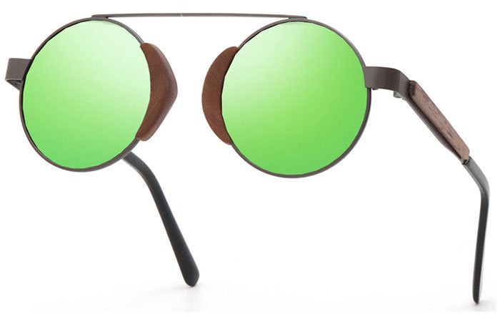 🌿 Lunettes Bois Rétro