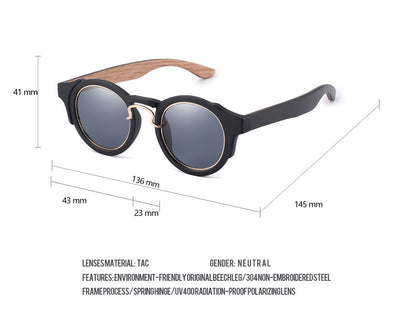 Lunettes Bois Rétro