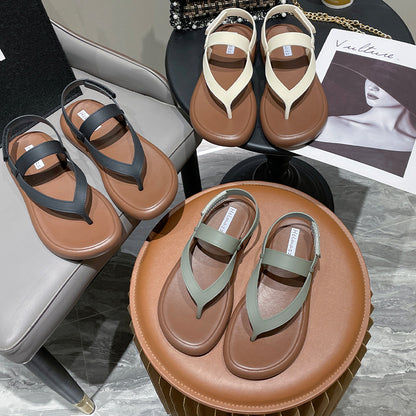 Sandales plates femme pour l’été – Style léger et confortable