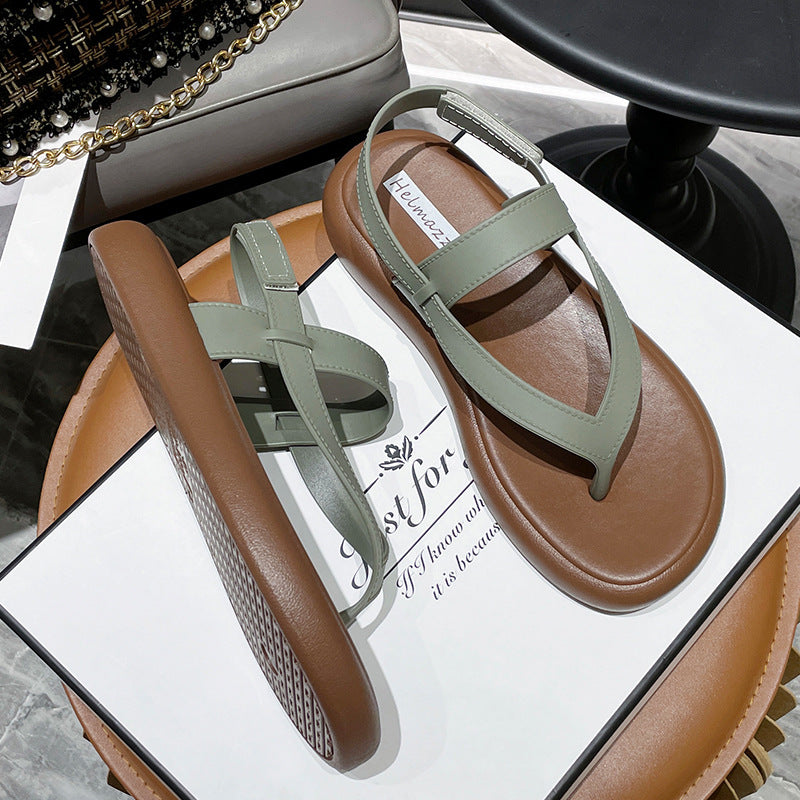 Sandales plates femme pour l’été – Style léger et confortable