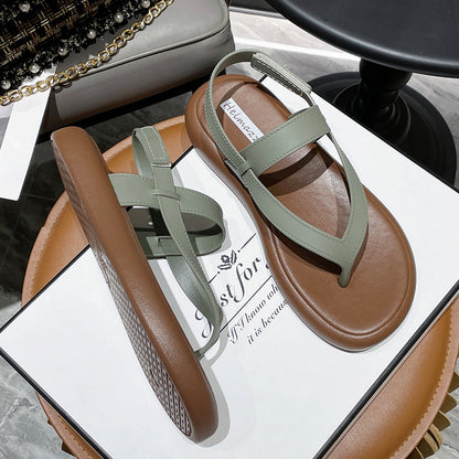 Sandales plates femme pour l’été – Style léger et confortable