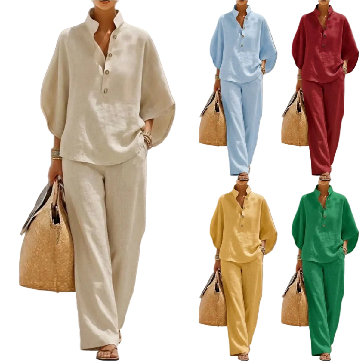 Ensemble lin femme