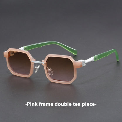 Lunettes Rétro Polygonales