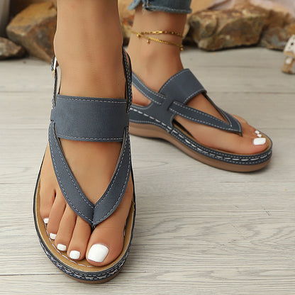 Sandales Confort Élégantes à Bride en V – Style Estival Moderne