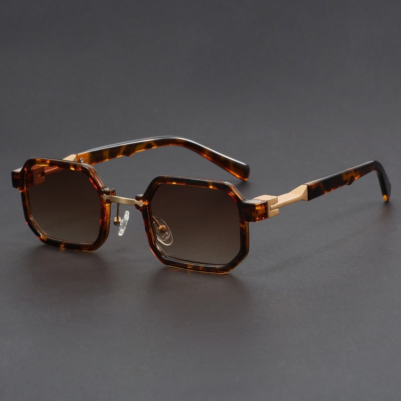 Lunettes Rétro Polygonales
