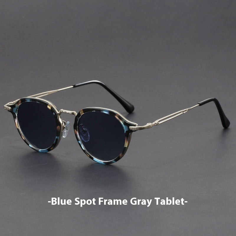 Lunettes de soleil rondes en métal – hommes et femmes