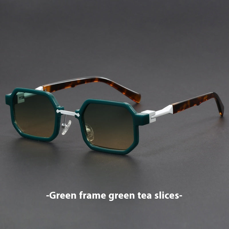 Lunettes Rétro Polygonales