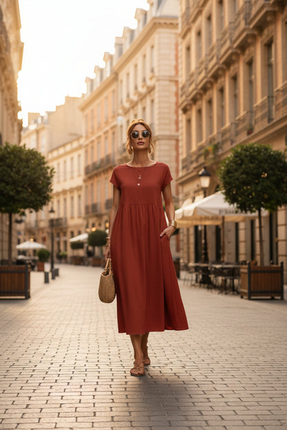 Robe Longue Minimaliste