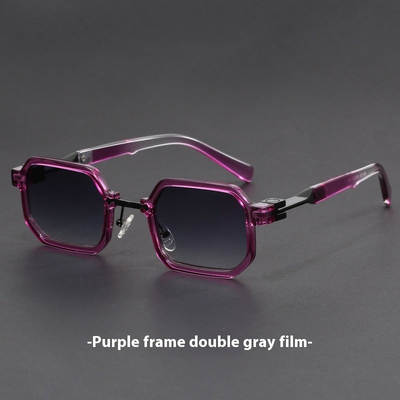 Lunettes Rétro Polygonales