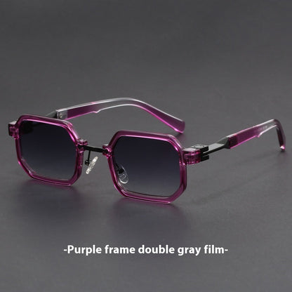 Lunettes Rétro Polygonales