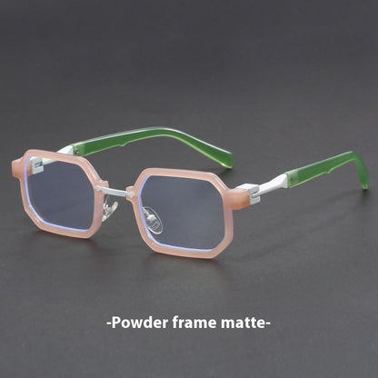 Lunettes Rétro Polygonales