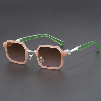 Lunettes Rétro Polygonales