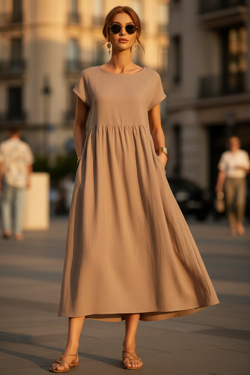 Robe Longue Minimaliste