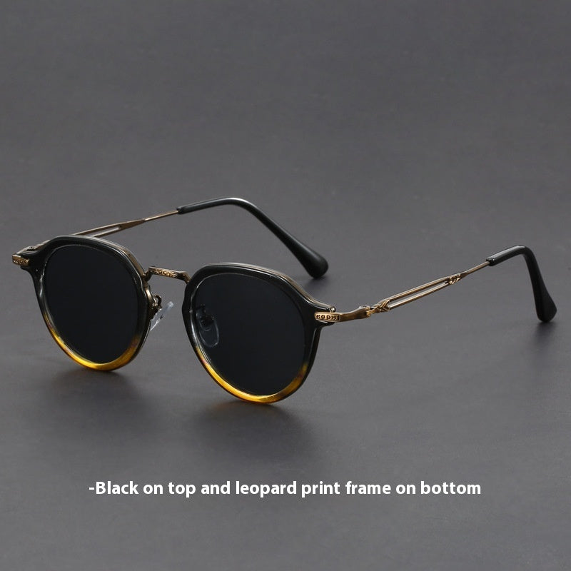 Lunettes de soleil rondes en métal – hommes et femmes