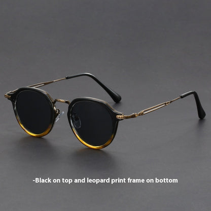 Lunettes de soleil rondes en métal – hommes et femmes